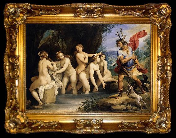 framed  unknow artist Diana and Actaeon, ta009-2